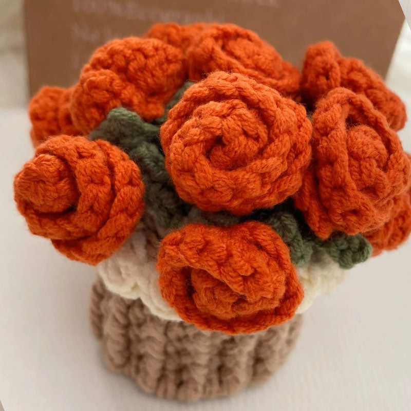 DIY Handmade Rose Bouquet Coaster  Material Package